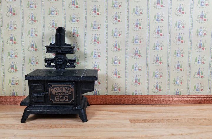 Dollhouse Wallpaper 3 Sheets Colonial Gardens 1:12 Scale Miniature - MiniatureCrush