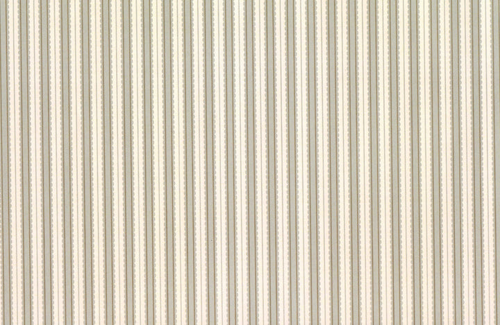 Dollhouse Wallpaper 3 Sheets Hazy Blue Scalloped Stripes 1:12 Miniature - MiniatureCrush
