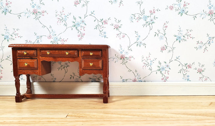 Dollhouse Wallpaper Cottage Garden Floral 3 Sheets 1:12 Scale Miniature - MiniatureCrush