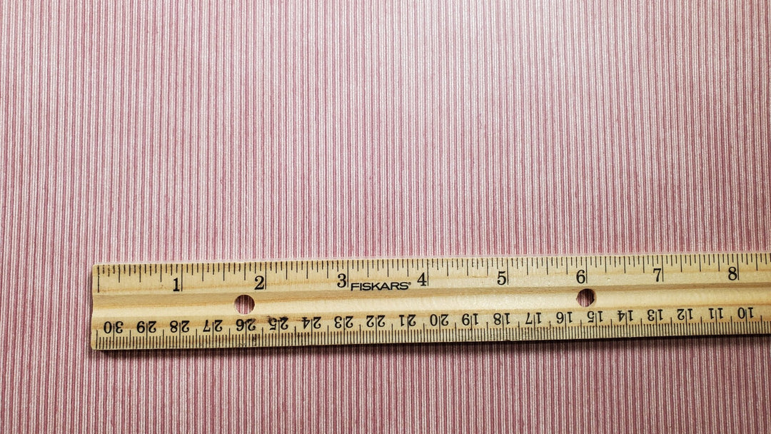 Dollhouse Wallpaper Deep Burgundy Stripe 3 Sheets 1:12 Scale Miniature - MiniatureCrush