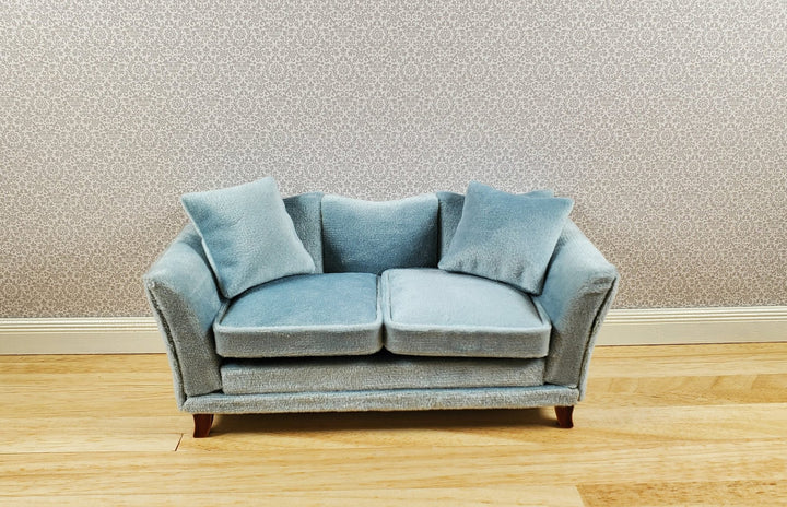 Dollhouse Wallpaper Essex Damask Gray Pewter Bradbury & Bradbury 1:12 Scale - MiniatureCrush