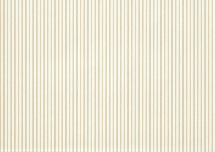 Dollhouse Wallpaper Medium Beige Stripes 3 Sheets 1:12 Scale Miniature - MiniatureCrush