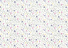 Dollhouse Wallpaper Purple Pink Flowers 3 Sheets 1:12 Scale 