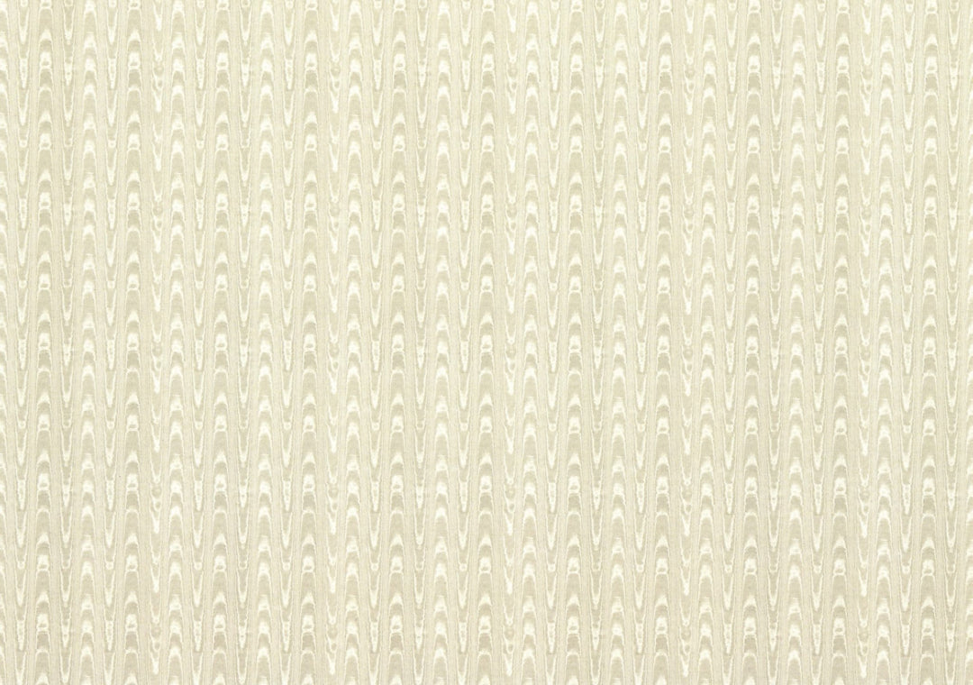 Dollhouse Wallpaper Silk Moire Beige on Cream 1:12 Scale Itsy Bitsy Miniatures - Miniature Crush