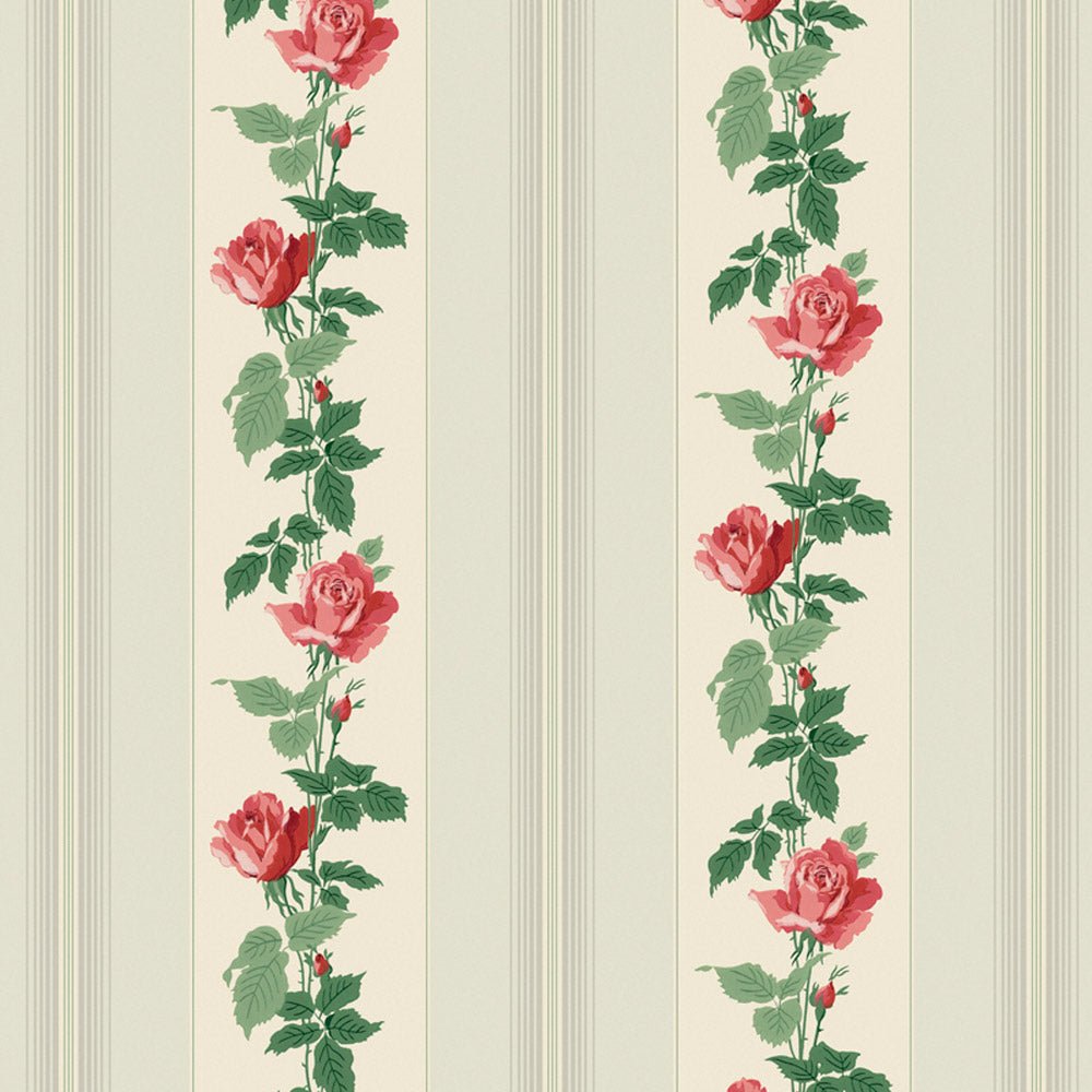 Dollhouse Wallpaper Still More Roses Bradbury & Bradbury 1:12 Scale Miniature - MiniatureCrush