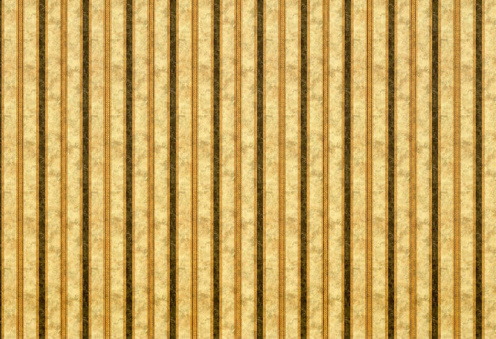 Dollhouse Wallpaper Striped Black Gold Brown 1:12 Scale Itsy Bitsy Miniatures - Miniature Crush