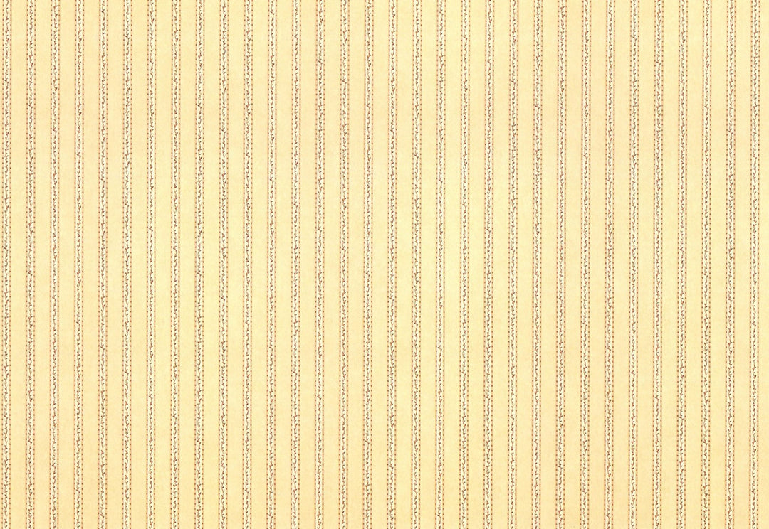 Dollhouse Wallpaper Stripes Red & Beige "Vine Stripe Red" 1:12 Scale Itsy Bitsy - Miniature Crush