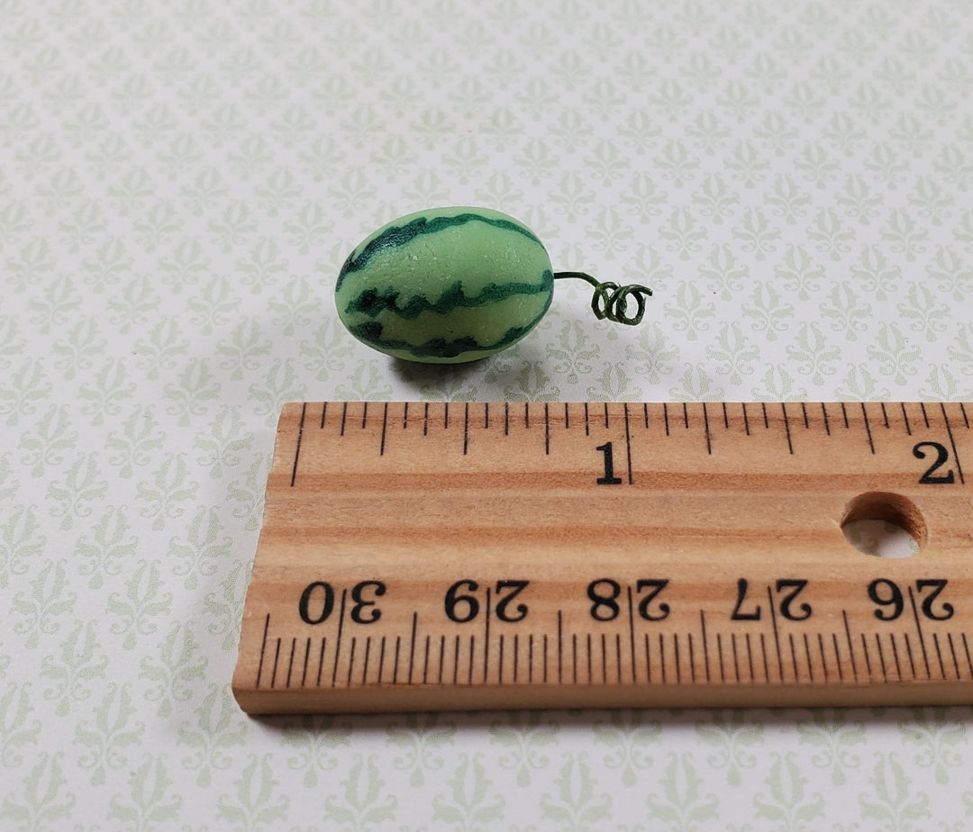 Dollhouse Watermelon Set of 2 1:12 Scale Miniature Kitchen Food Fruit Grocery - MiniatureCrush