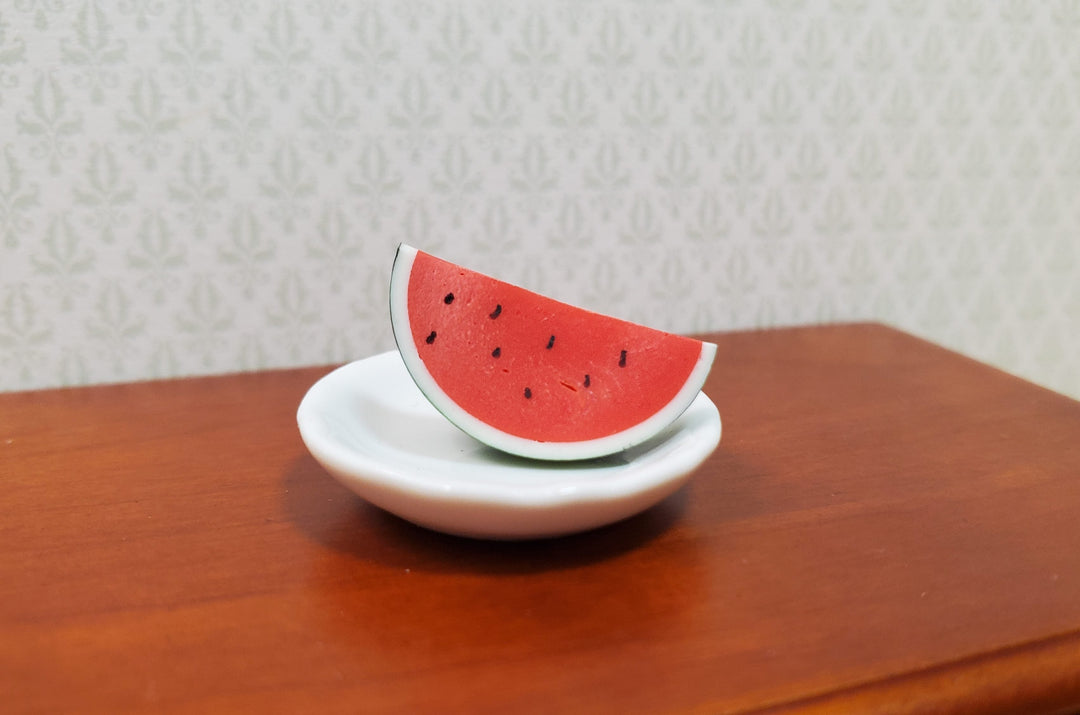 Dollhouse Watermelon Slice 1:12 Scale Miniature Kitchen Food Fruit Grocery - MiniatureCrush