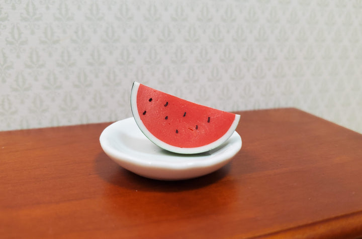 Dollhouse Watermelon Slice 1:12 Scale Miniature Kitchen Food Fruit Grocery - MiniatureCrush