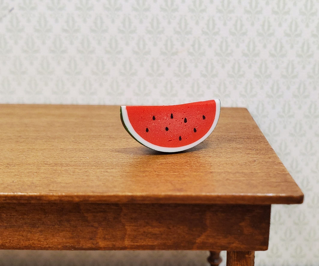 Dollhouse Watermelon Slice 1:12 Scale Miniature Kitchen Food Fruit Grocery - MiniatureCrush