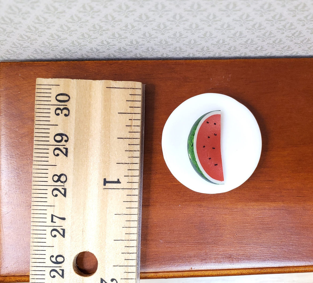 Dollhouse Watermelon Slice 1:12 Scale Miniature Kitchen Food Fruit Grocery - MiniatureCrush