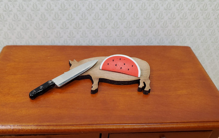 Dollhouse Watermelon Slice 1:12 Scale Miniature Kitchen Food Fruit Grocery - MiniatureCrush