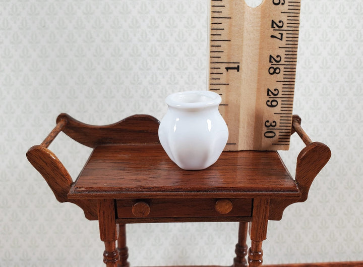 Dollhouse White Vase Ceramic LARGE 1:12 or 1/6 Scale Miniature Scenes - MiniatureCrush