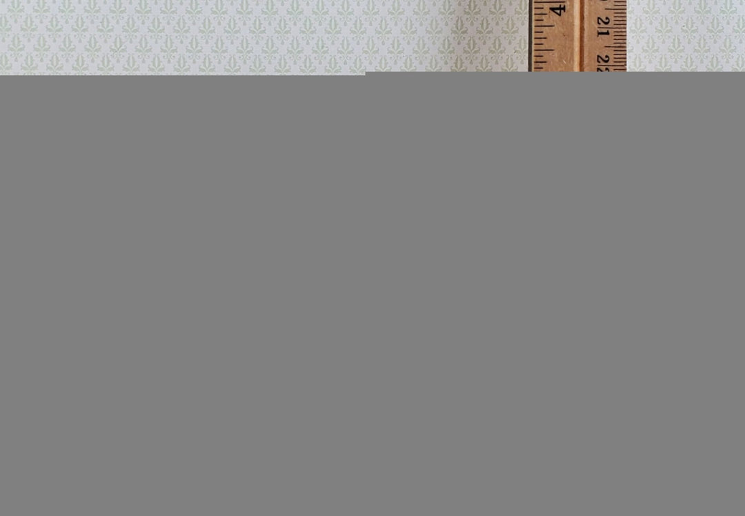 Dollhouse Wide Chair Victorian Cream Striped Fabric 1:12 Scale Furniture Hansson - MiniatureCrush