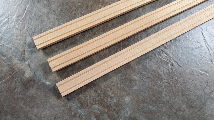 Dollhouse Window and Door Casing 3 Pieces 3/8" x 18" long 1:12 Scale HW7141 - MiniatureCrush
