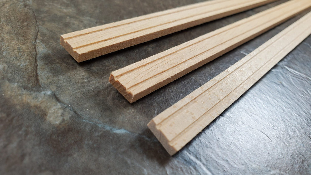 Dollhouse Window and Door Casing 3 Pieces 3/8" x 18" long 1:12 Scale HW7141 - MiniatureCrush
