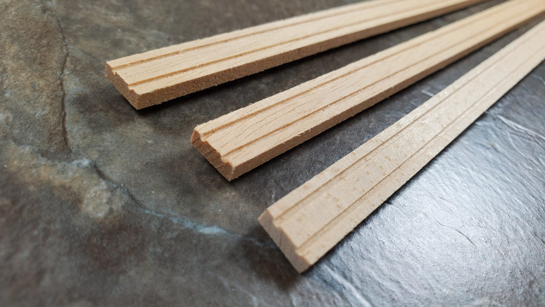 Dollhouse Window and Door Casing 3 Pieces 3/8" x 18" long 1:12 Scale HW7141 - MiniatureCrush