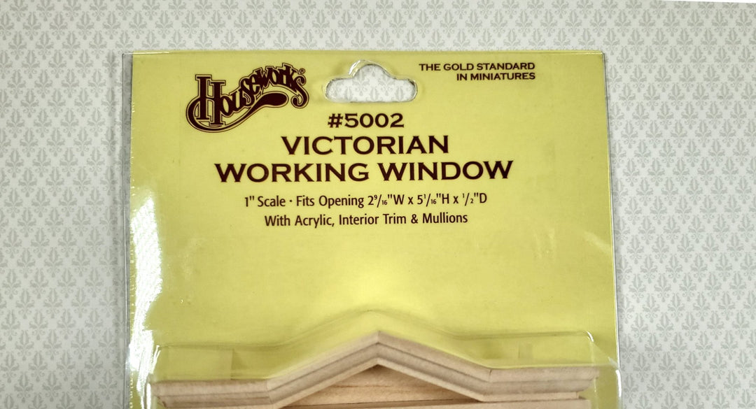 Dollhouse Window Victorian Working 1:12 Scale Miniature Houseworks 5002 - MiniatureCrush