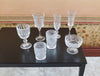 Dollhouse Wine Glasses Vases Bowls Tableware Clear Plastic 1:6 Playscale Size