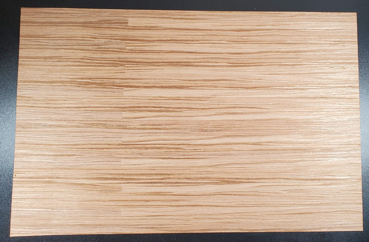 Dollhouse Wood Floor Weathered Oak Real Wood Peel & Stick 1:12 Scale 17" x 11" - MiniatureCrush