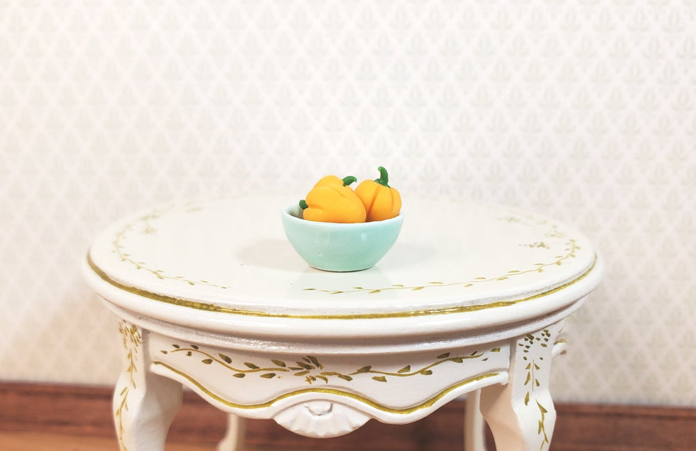 Dollhouse Yellow Bell Pepper Set of 3 1:12 Scale Miniature Kitchen Food Grocery - MiniatureCrush
