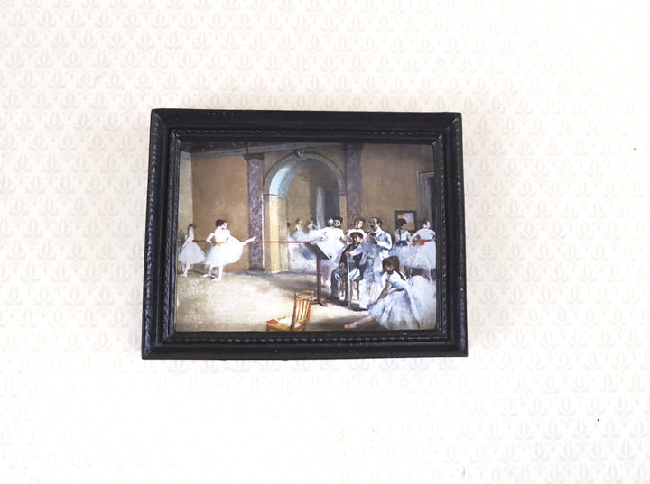 Dollhouse Miniature Picture Frame Large Black for Painting 1:12 Scale 2 7/8" x 2 1/4"