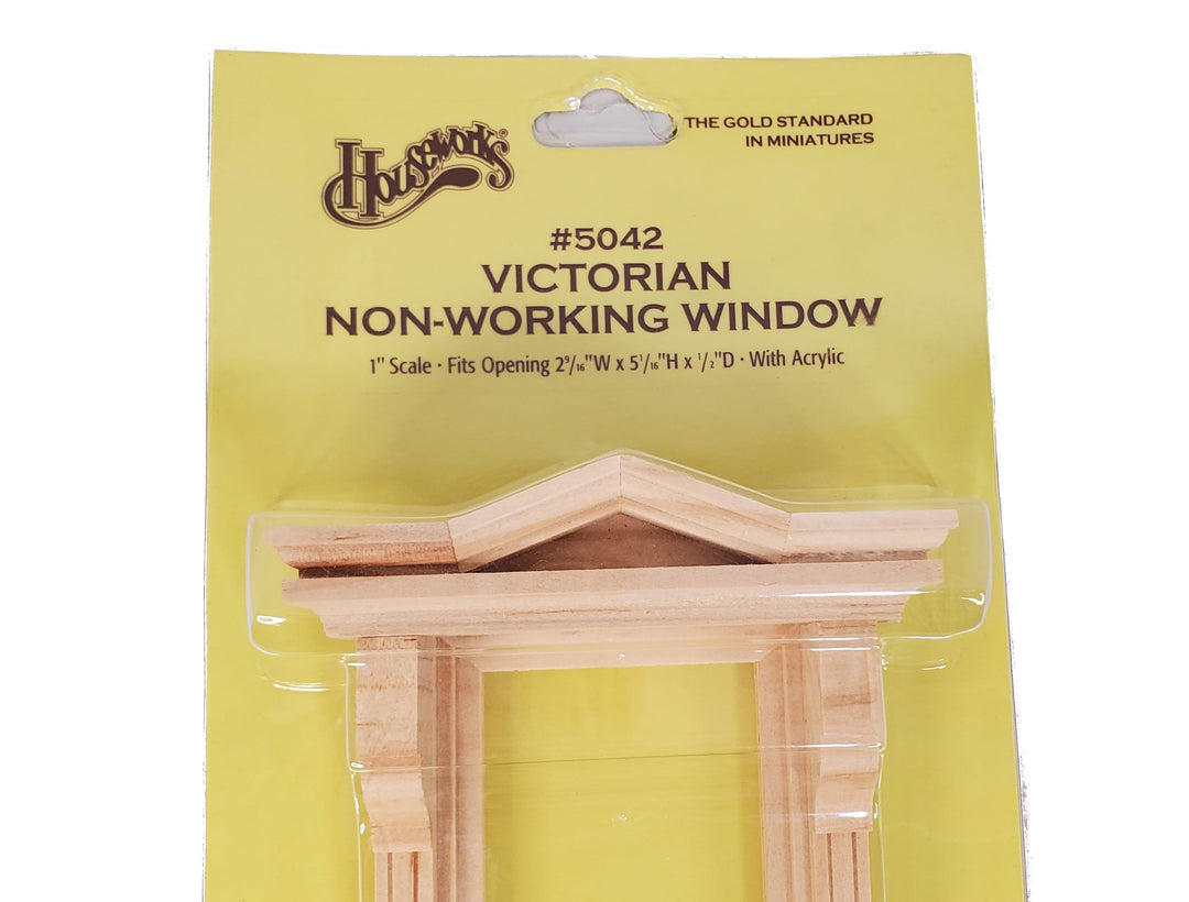 Dollhouse Window Victorian Non-Working 1:12 Scale Miniature Houseworks #5042