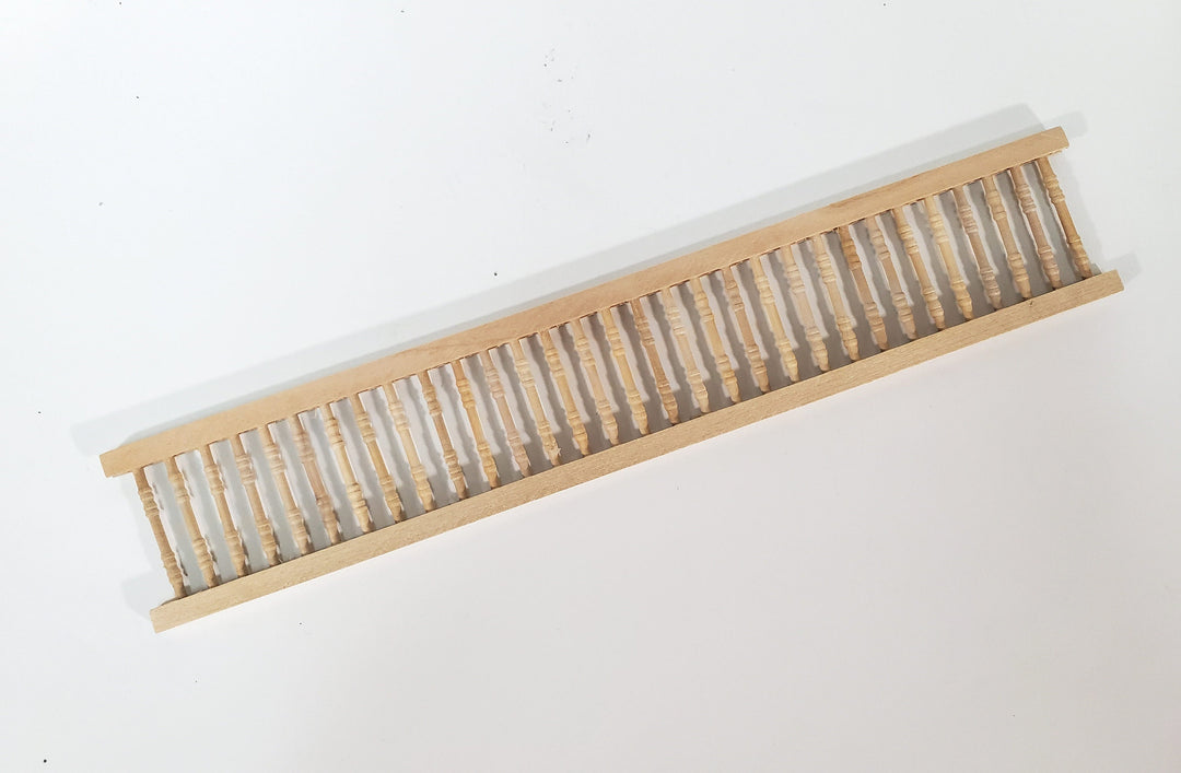Dollhouse Porch Railing Assembled x1 Piece 12" for 1:12 Scale Miniatures