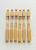 Dollhouse Miniature Spindles Newel Posts Wood 6 Pieces 1:12 Scale 3 1/2