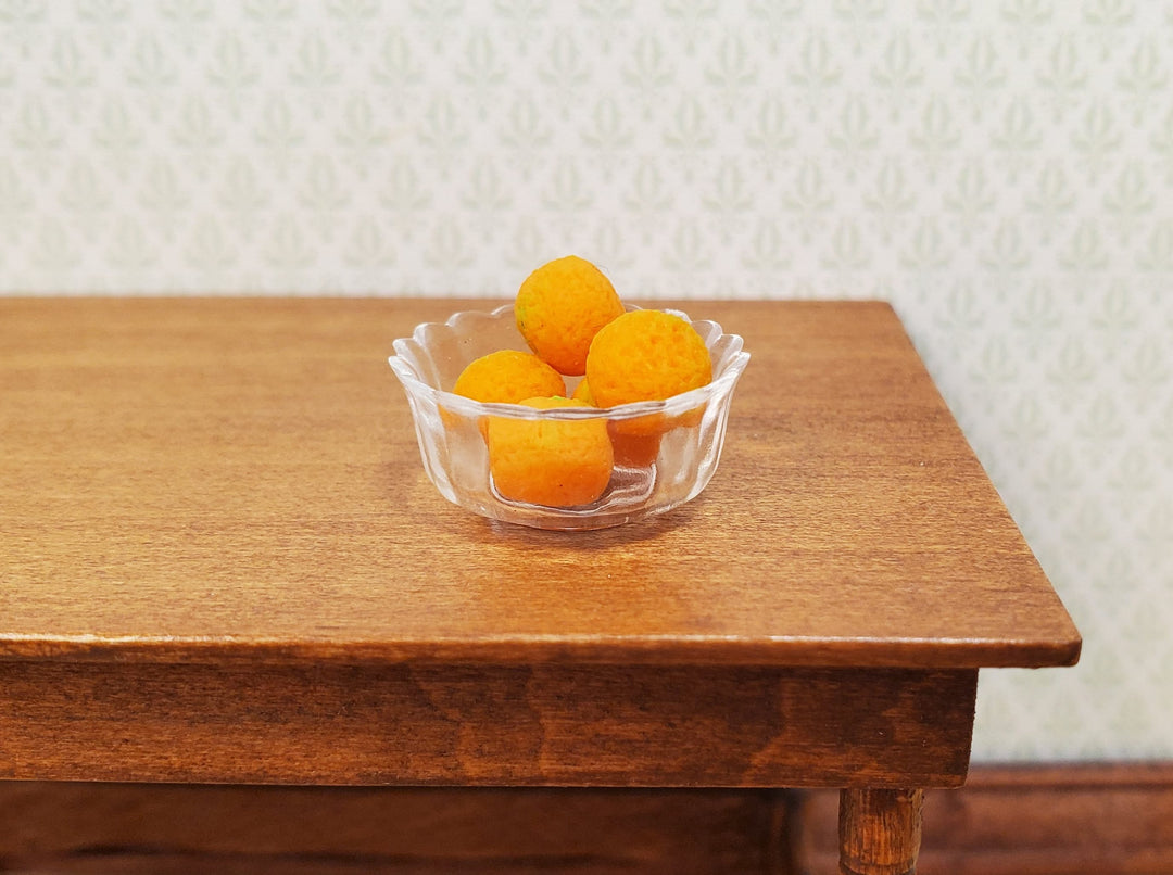 Dollhouse Oranges Set of 5 1:12 Scale Miniatures Kitchen Food Groceries