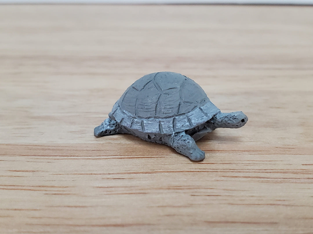 Dollhouse Miniature Tortoise Turtle 1:12 Scale Reptile Pet Resin
