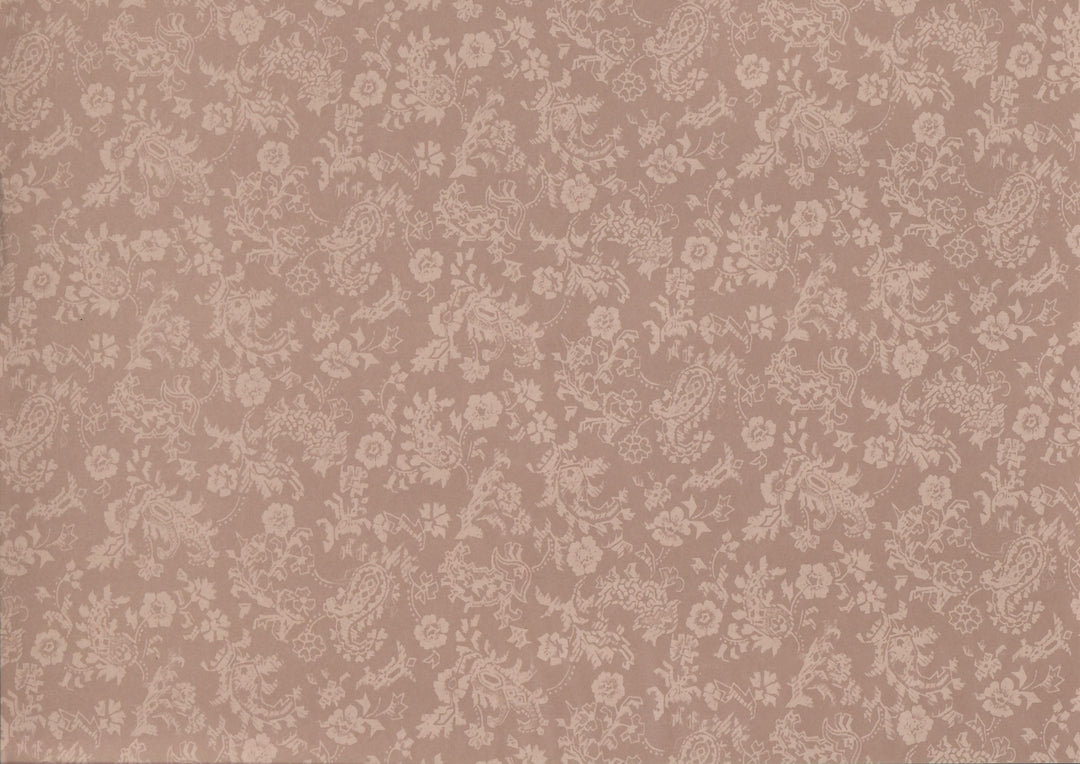 Dollhouse Wallpaper Beige Damask 3 Sheets MiniGraphics 1:12 Scale Miniature