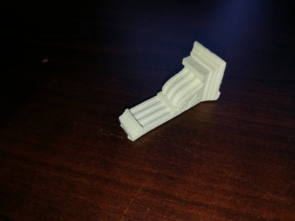 Dollhouse Decorative Corbels Hard Cast Plaster 1:12 Scale Miniature Set of 4