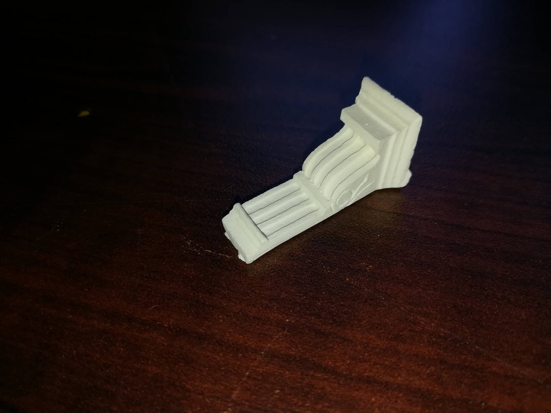 Dollhouse Decorative Corbels Hard Cast Plaster 1:12 Scale Miniature Set of 4