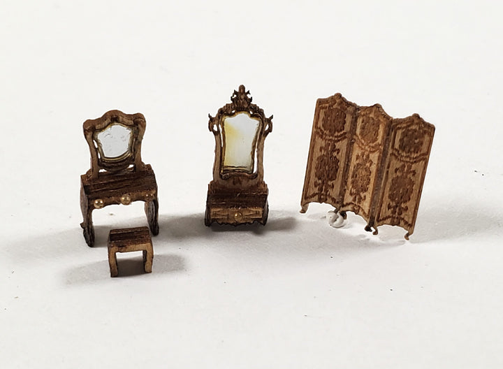 Dollhouse 1:144 Scale Furniture KIT DIY Victorian Dressing Room Miniatures