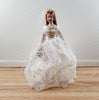 Dollhouse Bride in Wedding Dress Veil Doll Porcelain Female Woman 1:12 Scale