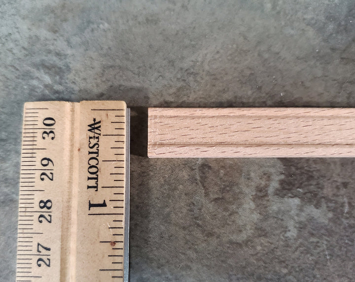 Dollhouse Miniatures Baseboard Trim Molding 1/2" wide x 18" long 1:12 Scale 70298