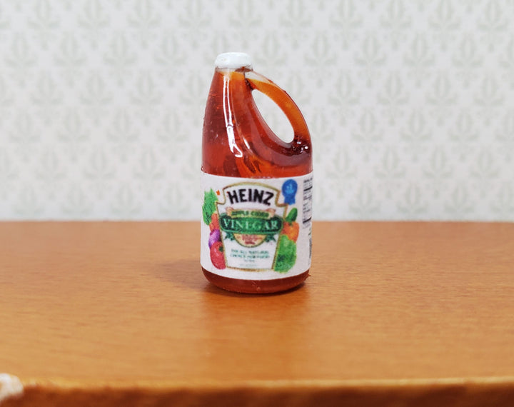 Dollhouse Vinegar Apple Cider Gallon Jug Bottle 1:12 Scale Miniature Groceries