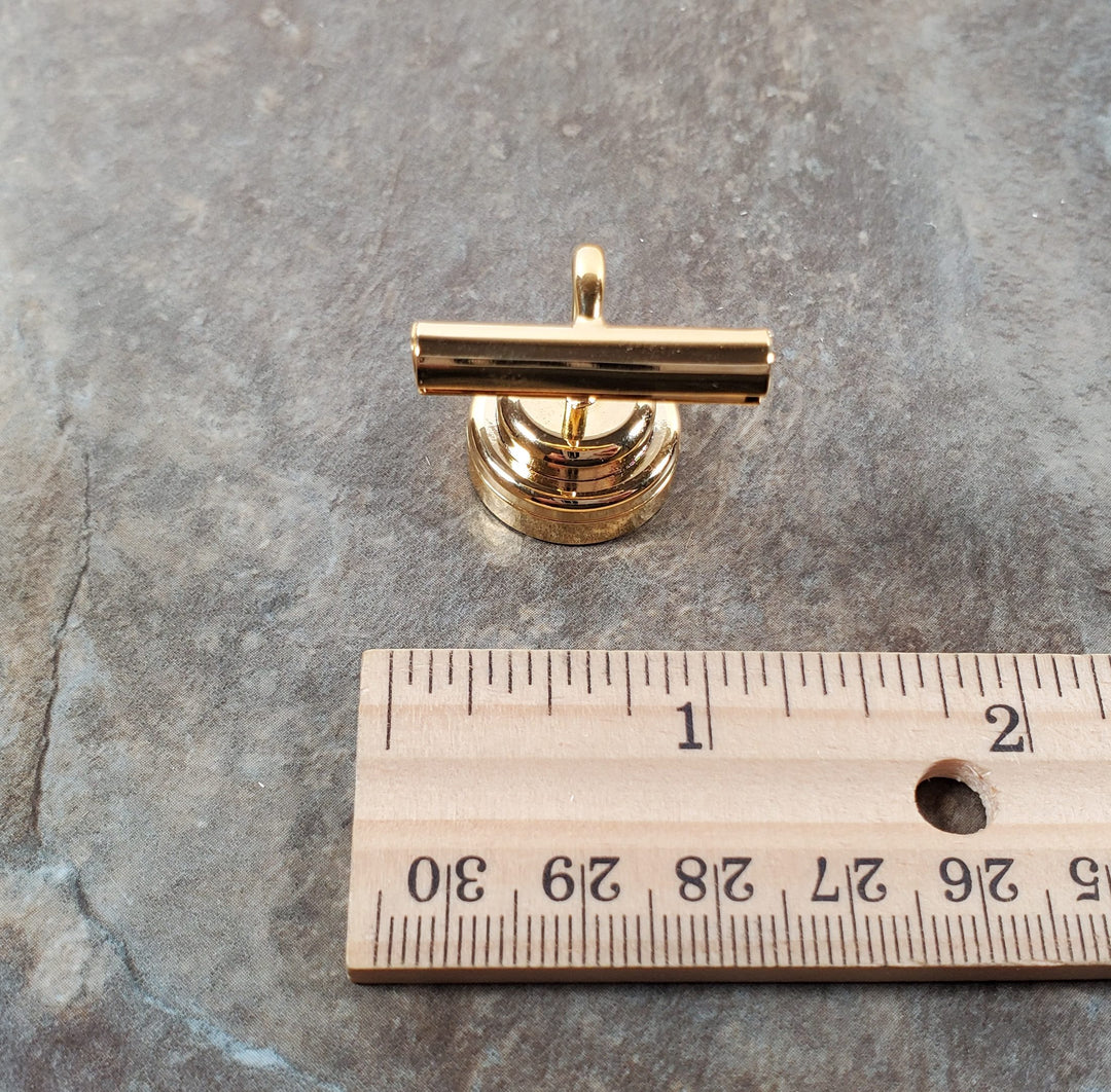 Dollhouse Picture Light or Piano Lamp Battery Operated with Wand 1:12 Miniature