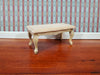 Dollhouse Coffee Table Unpainted Wood Curvy Top 1:12 Scale Miniature Living Room Furniture