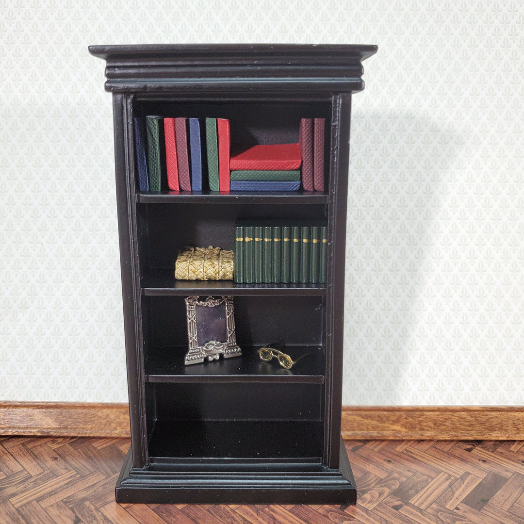 Dollhouse Books 12 Piece Book Set 7/8" tall 1:12 Scale Miniatures Library