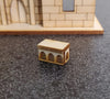 DIY Kit 1:144 Scale Miniature Tudor Treasure Chest Trunk Tiny Gothic Style