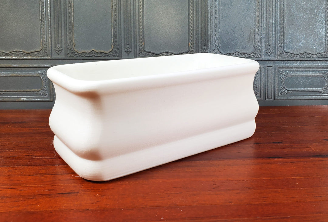 Dollhouse Bathtub Soaking Tub Large Victorian Style 1:12 Scale Miniature