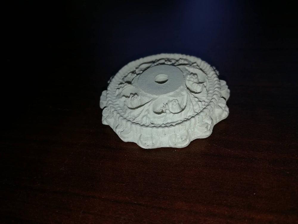 Dollhouse Miniature Ceiling Rose Medallion Small Plaster Resin 1:12 Scale 1 1/2"
