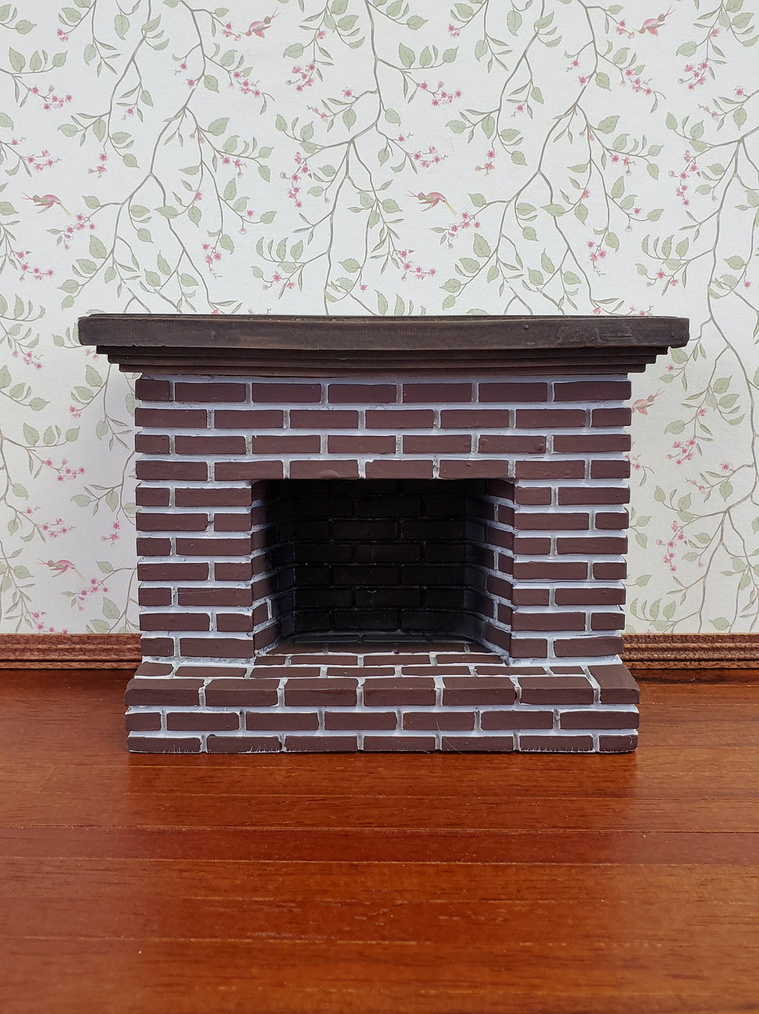 Dollhouse Fireplace Brick Old Colonial Style 1:12 Scale Miniature
