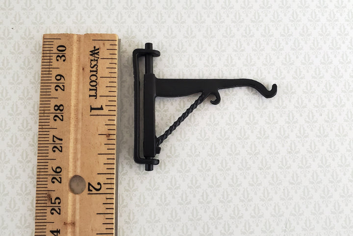 Dollhouse Miniature Oven Fireplace Crane Large 1:12 Scale Metal Movable