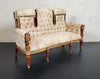 JBM Dollhouse Settee Sofa 18th Century French Style 1:12 Scale Miniature Furniture Couch