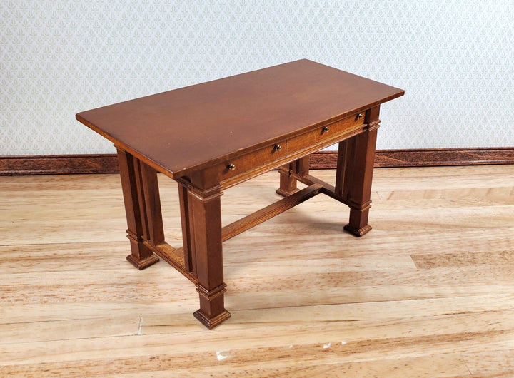 JBM Dollhouse Tall Table Counter Height Mission Style 1:12 Scale Miniature - Miniature Crush