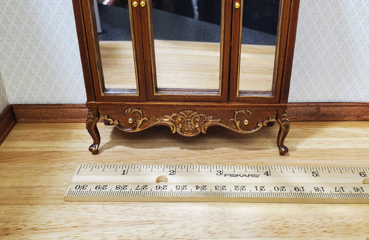JBM Dollhouse Wardrobe Mirrored Closet Victorian Style 1:12 Scale Furniture - MiniatureCrush